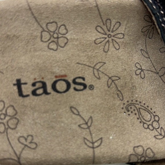 taos Black leather slide sandal - Picture 5 of 8